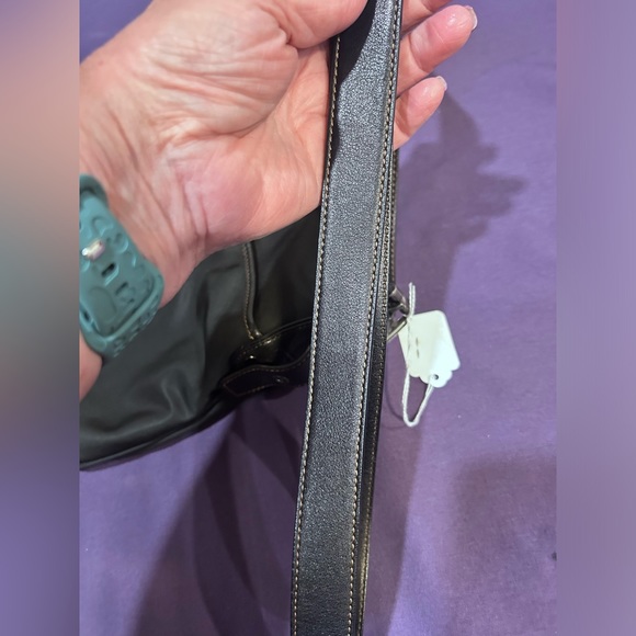 Coach Bag Women’s Black Crossbody Shoulder Nylon Gunmetal Hardware Vintage 6253 - Picture 4 of 11